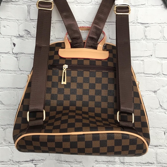 Checkered Backpack - Picture 4 of 9